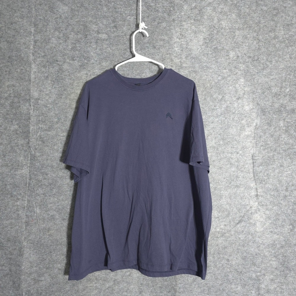 Citroen T-Shirt Mens XXL Navy Blue Logo Embroidered Short Sleeve Cotton Tee